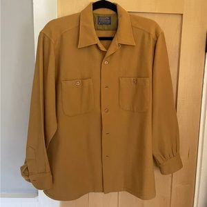 Vintage 50s Style Pendleton Loop Collar Board Shirt
